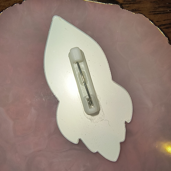 Women’s Jewelry Unique Fun Cute Pink Rocket with Cow inside Enamel  Pin - Picture 3 of 3